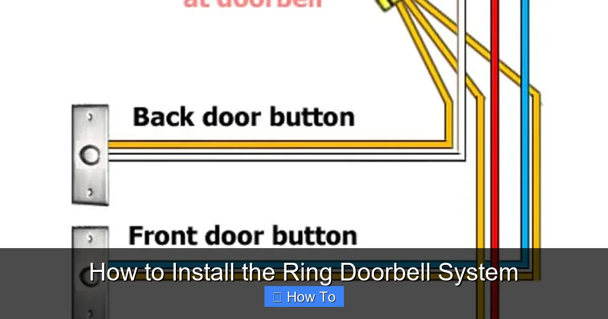 How to Install the Ring Doorbell System