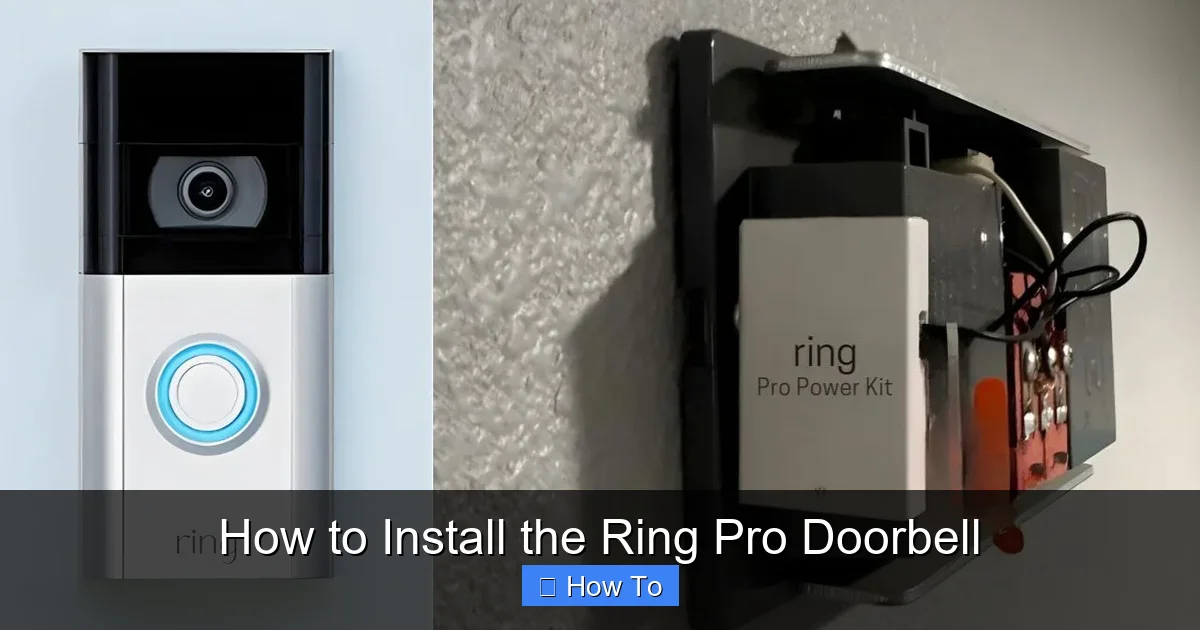 How to Install the Ring Pro Doorbell