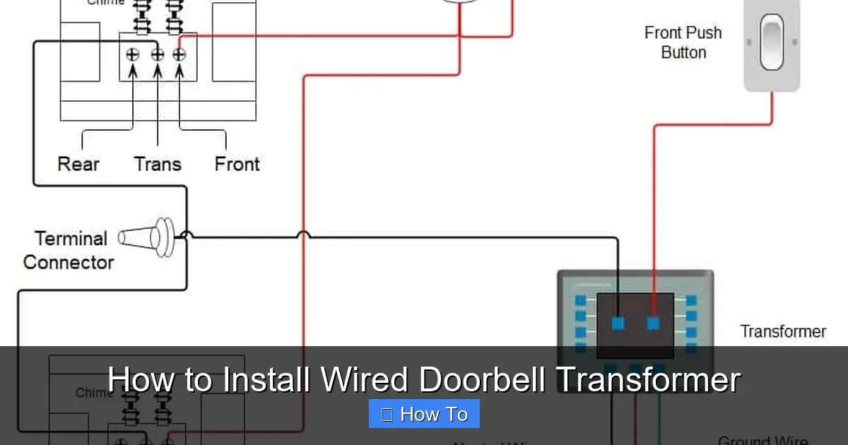 How to Install Wired Doorbell Transformer