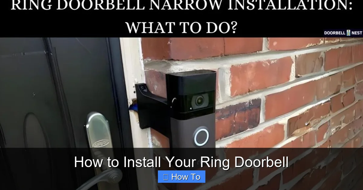 How to Install Your Ring Doorbell