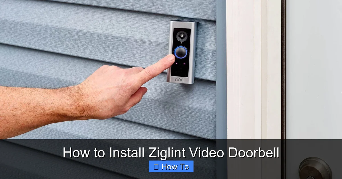 How to Install Ziglint Video Doorbell