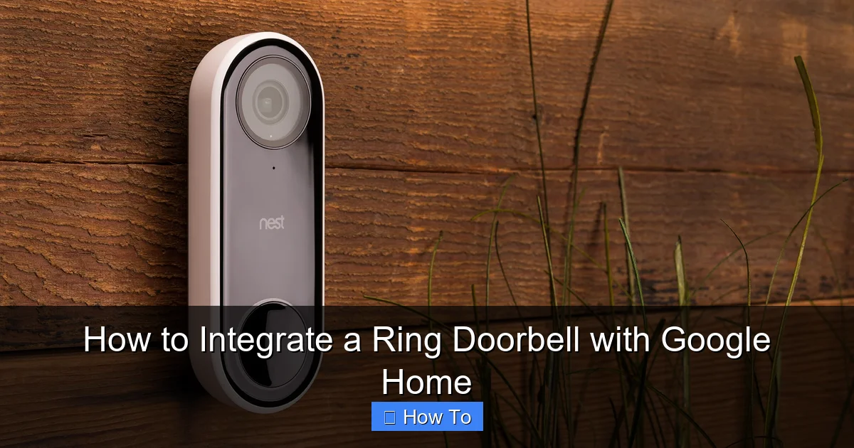 How to Integrate a Ring Doorbell with Google Home
