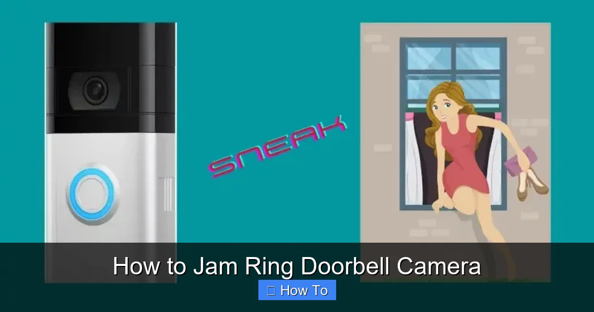 How to Jam Ring Doorbell Camera