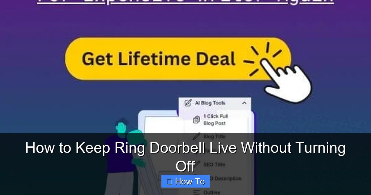 How to Keep Ring Doorbell Live Without Turning Off