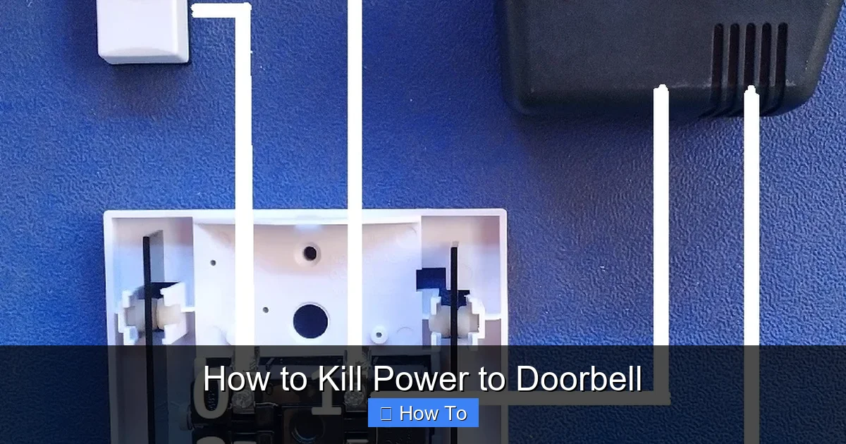 How to Kill Power to Doorbell