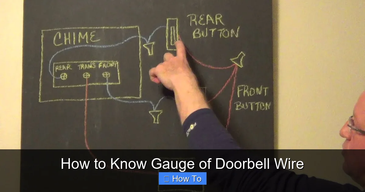 How to Know Gauge of Doorbell Wire