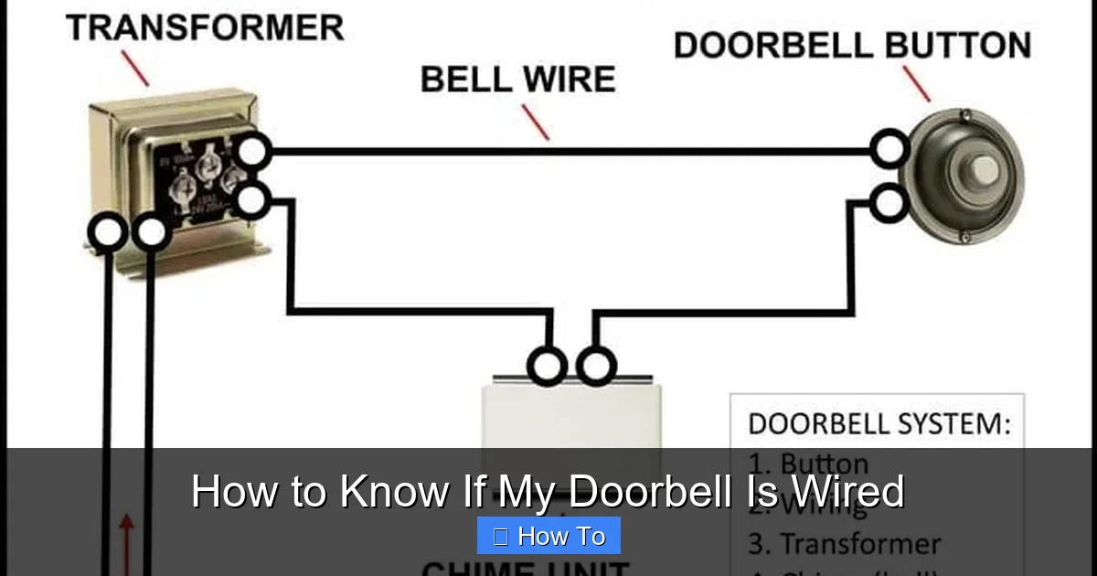 How to Know If My Doorbell Is Wired