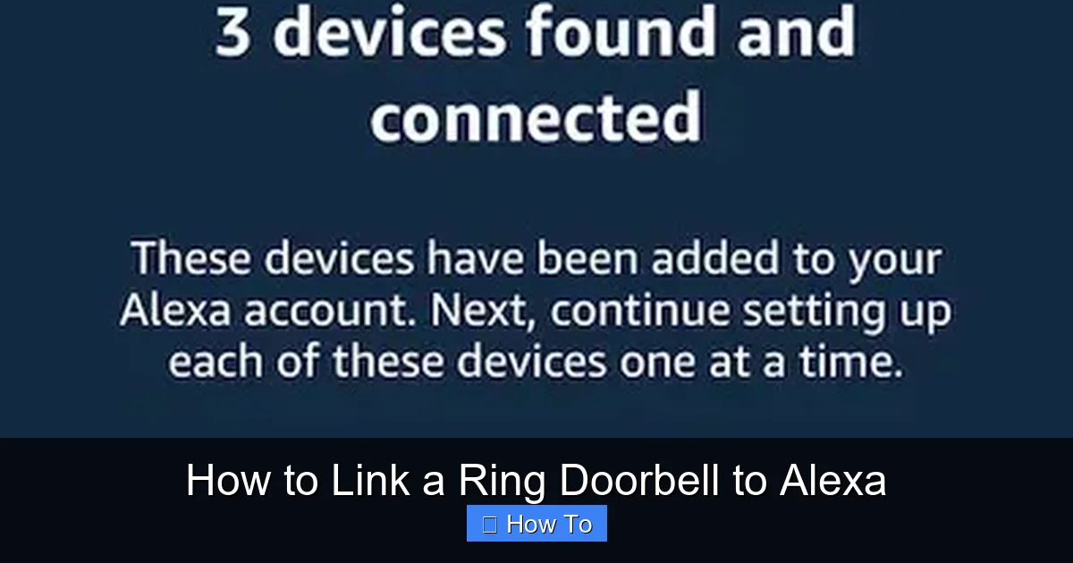 How to Link a Ring Doorbell to Alexa