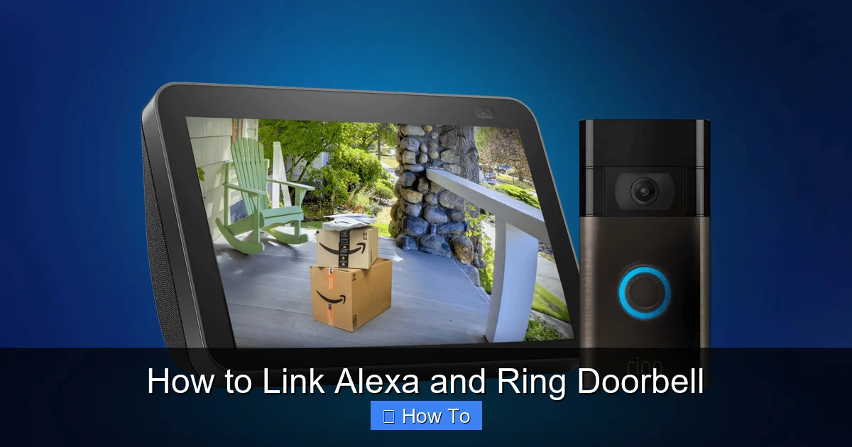How to Link Alexa and Ring Doorbell