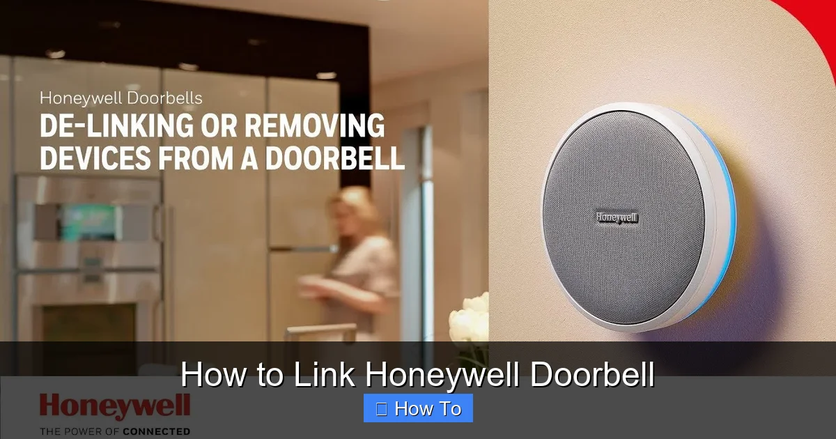 How to Link Honeywell Doorbell