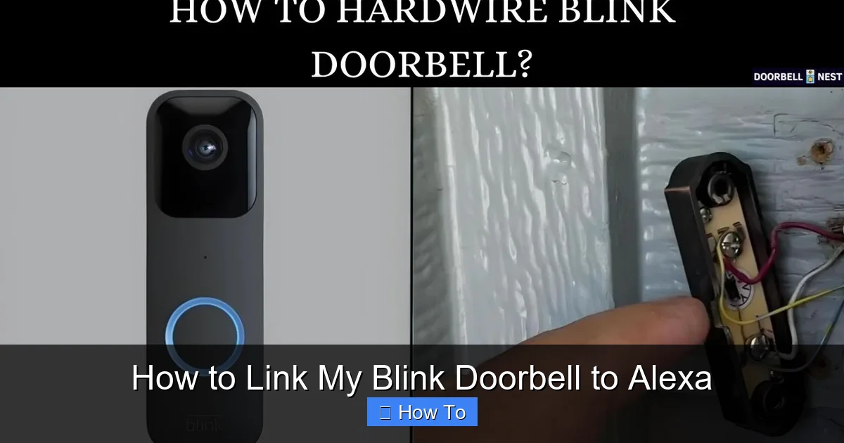 How to Link My Blink Doorbell to Alexa