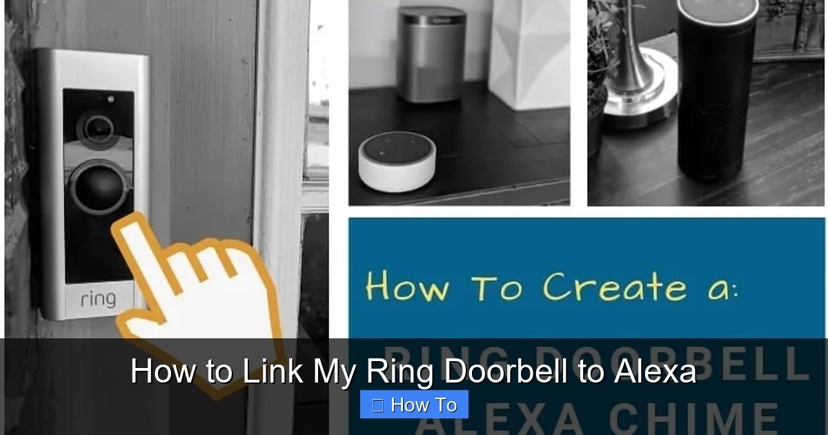 How to Link My Ring Doorbell to Alexa