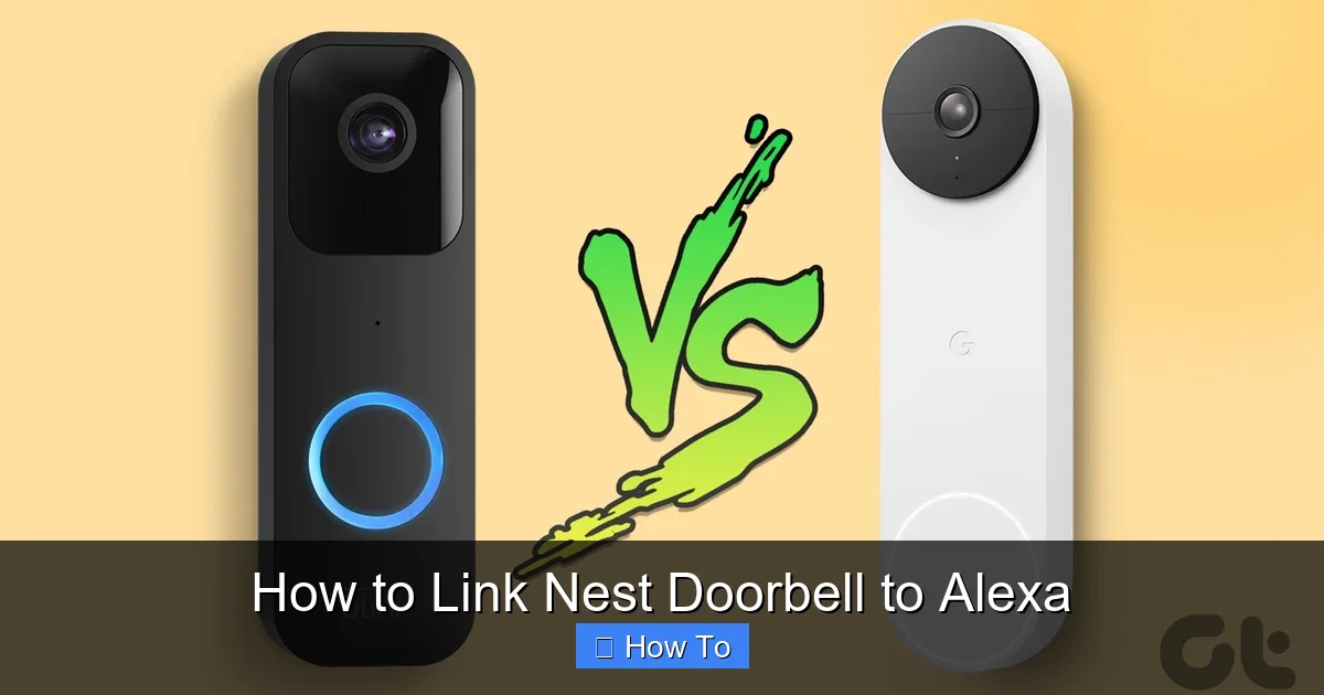 How to Link Nest Doorbell to Alexa