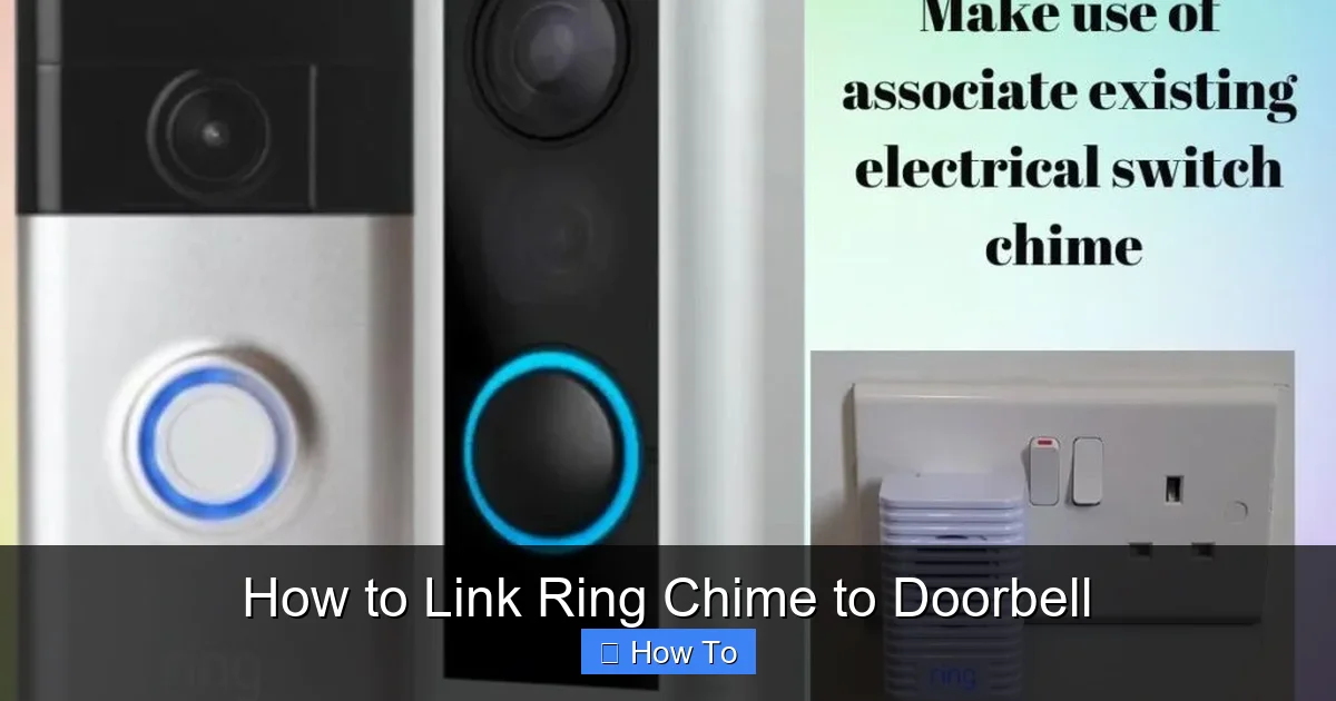 How to Link Ring Chime to Doorbell