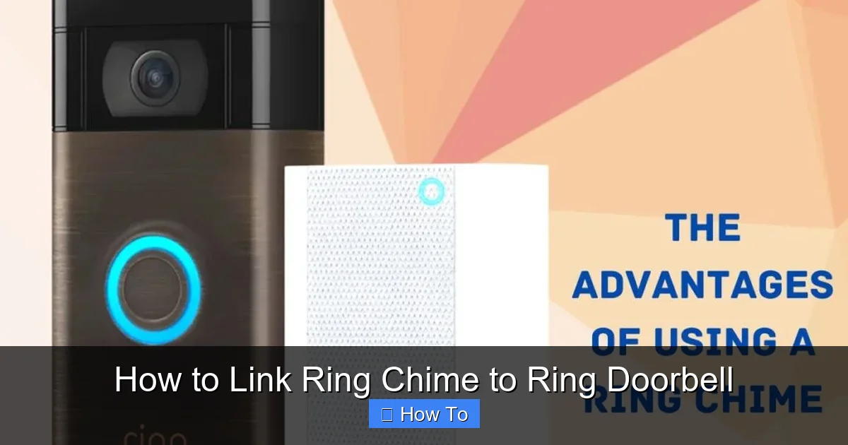 How to Link Ring Chime to Ring Doorbell