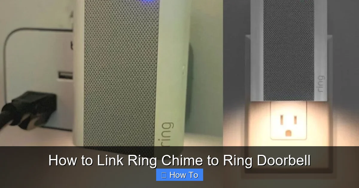 How to Link Ring Chime to Ring Doorbell