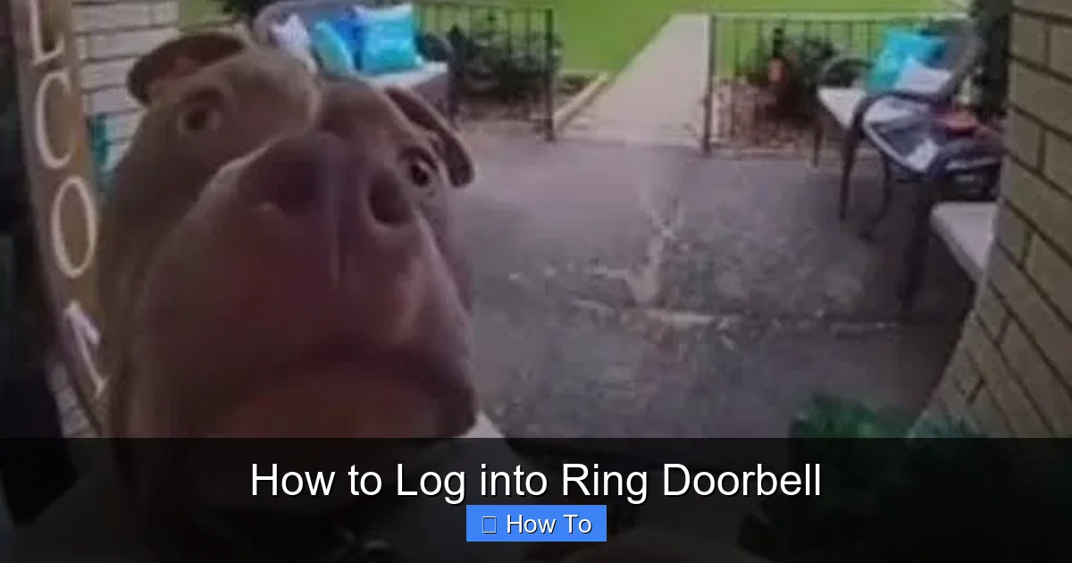 How to Log into Ring Doorbell