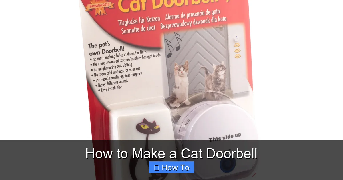 How to Make a Cat Doorbell