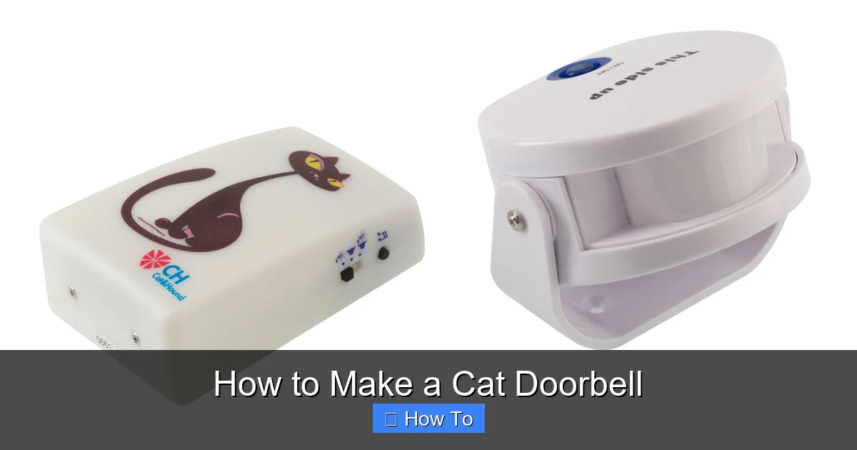 How to Make a Cat Doorbell
