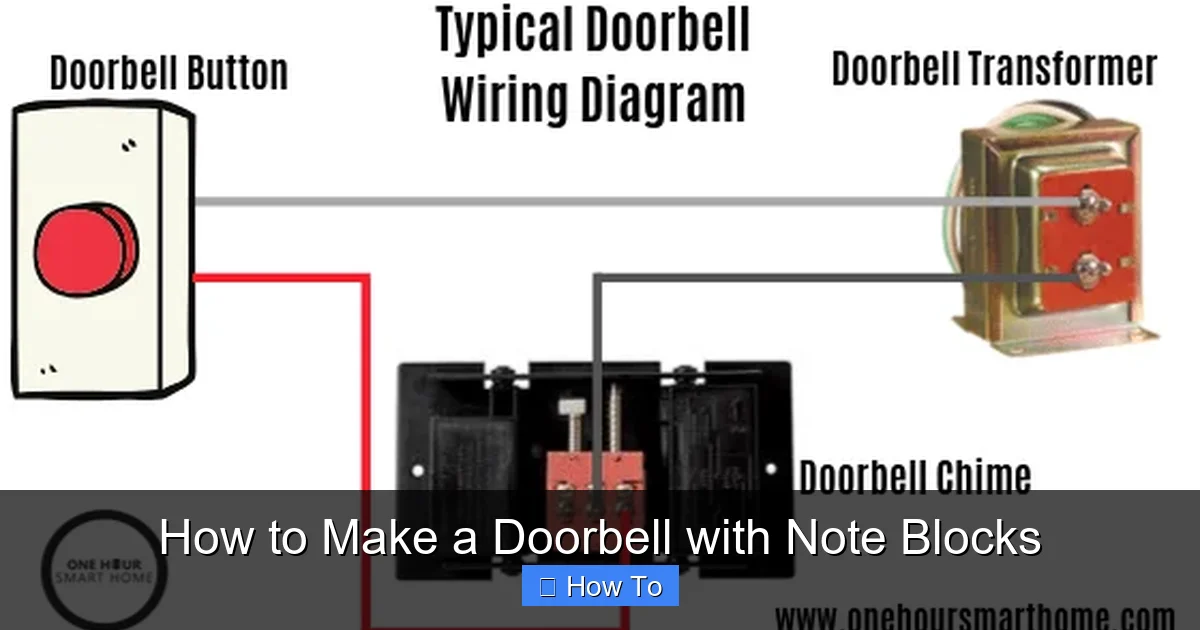 How to Make a Doorbell with Note Blocks