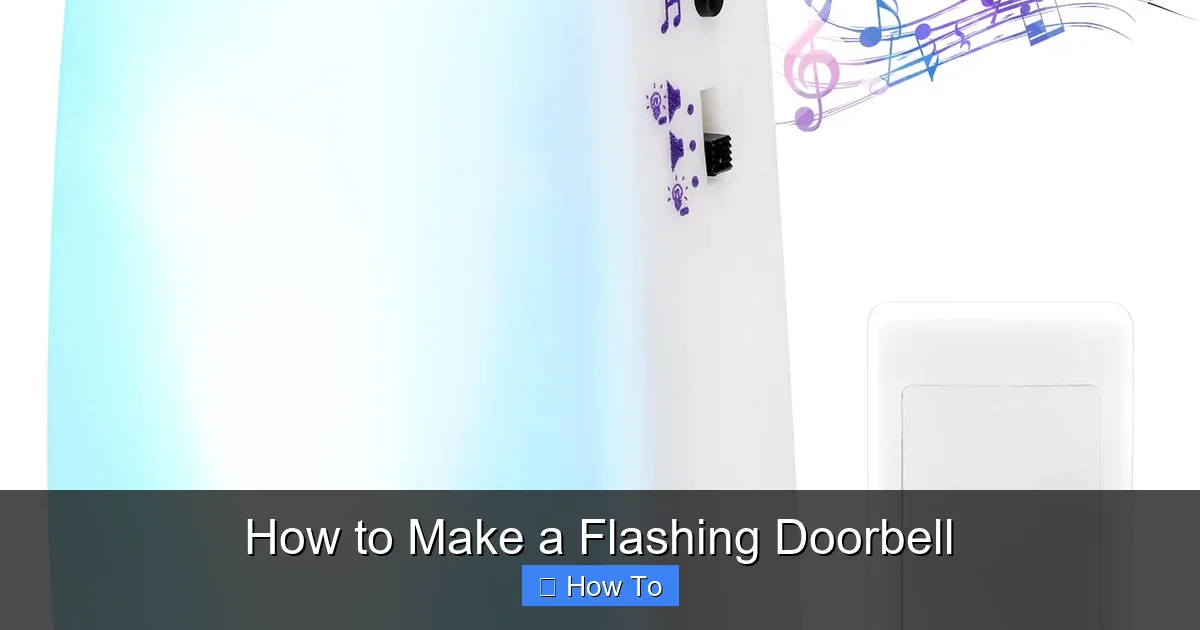 How to Make a Flashing Doorbell