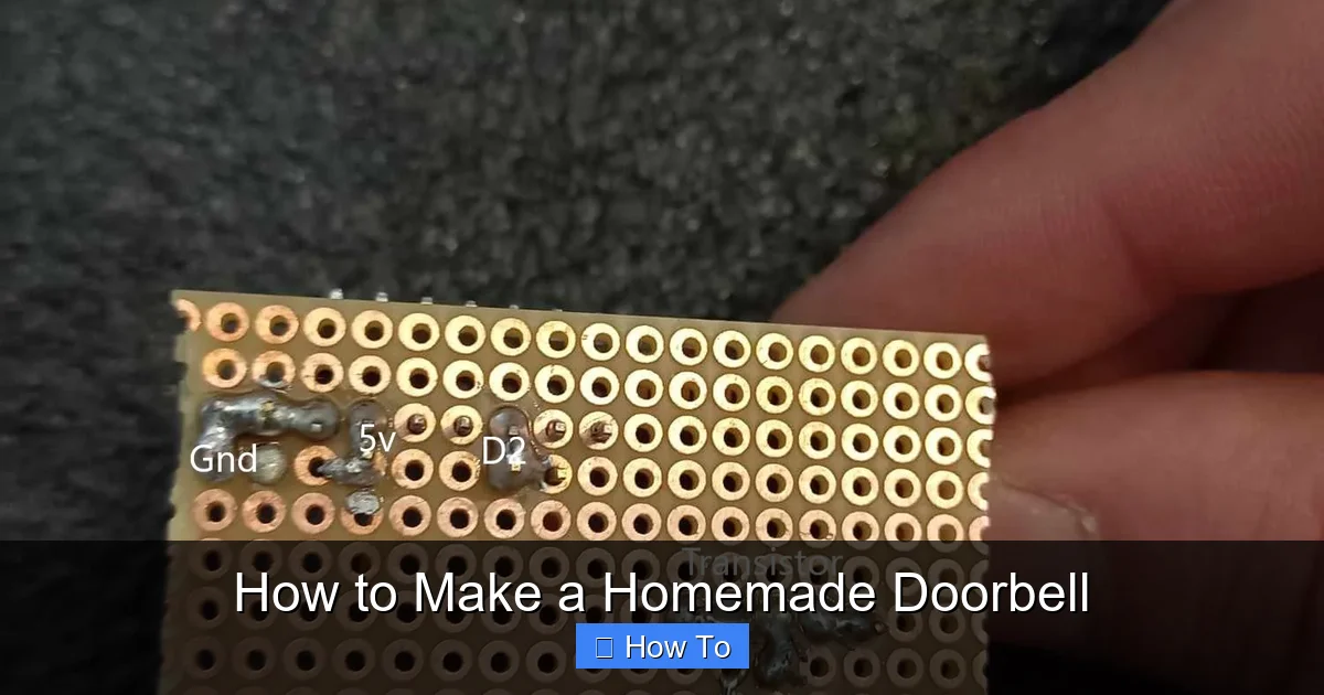 How to Make a Homemade Doorbell
