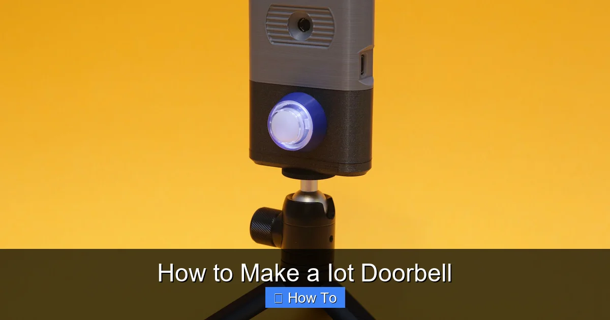 How to Make a Iot Doorbell