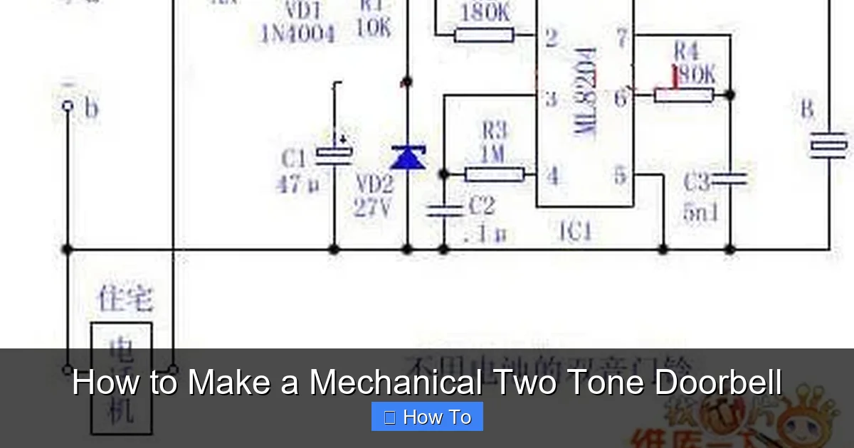 How to Make a Mechanical Two Tone Doorbell