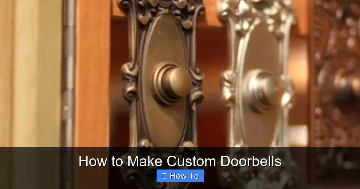 How to Make Custom Doorbells