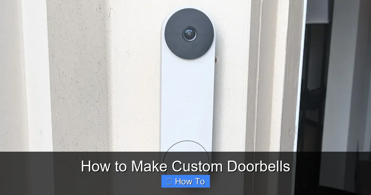 How to Make Custom Doorbells