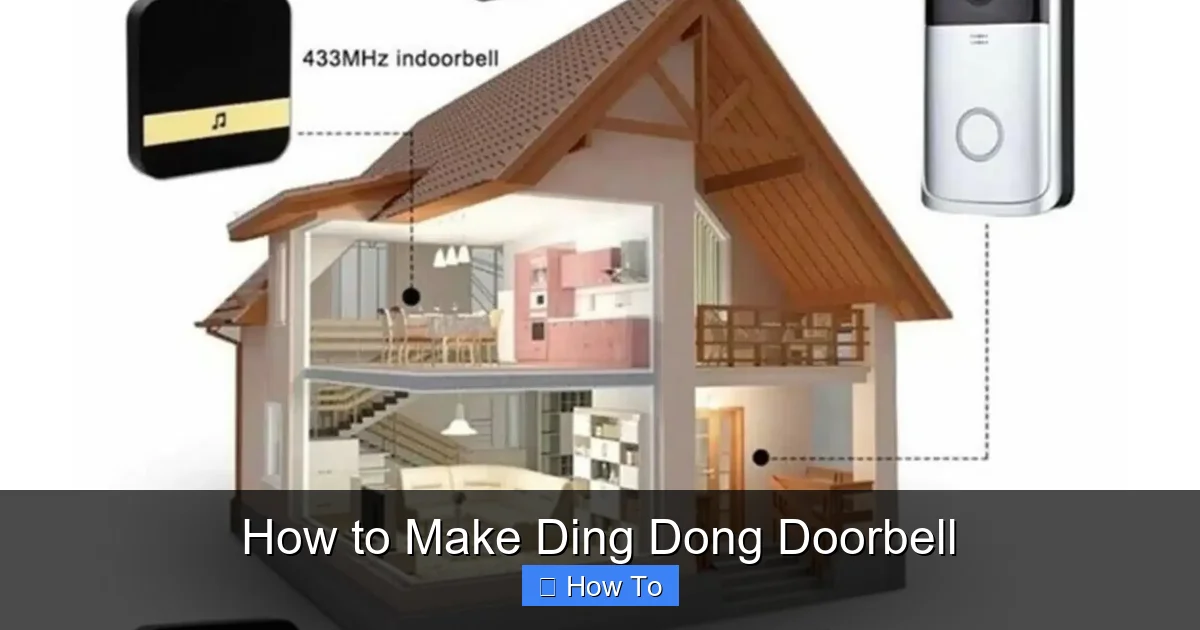 How to Make Ding Dong Doorbell
