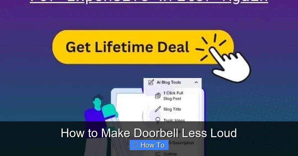 How to Make Doorbell Less Loud