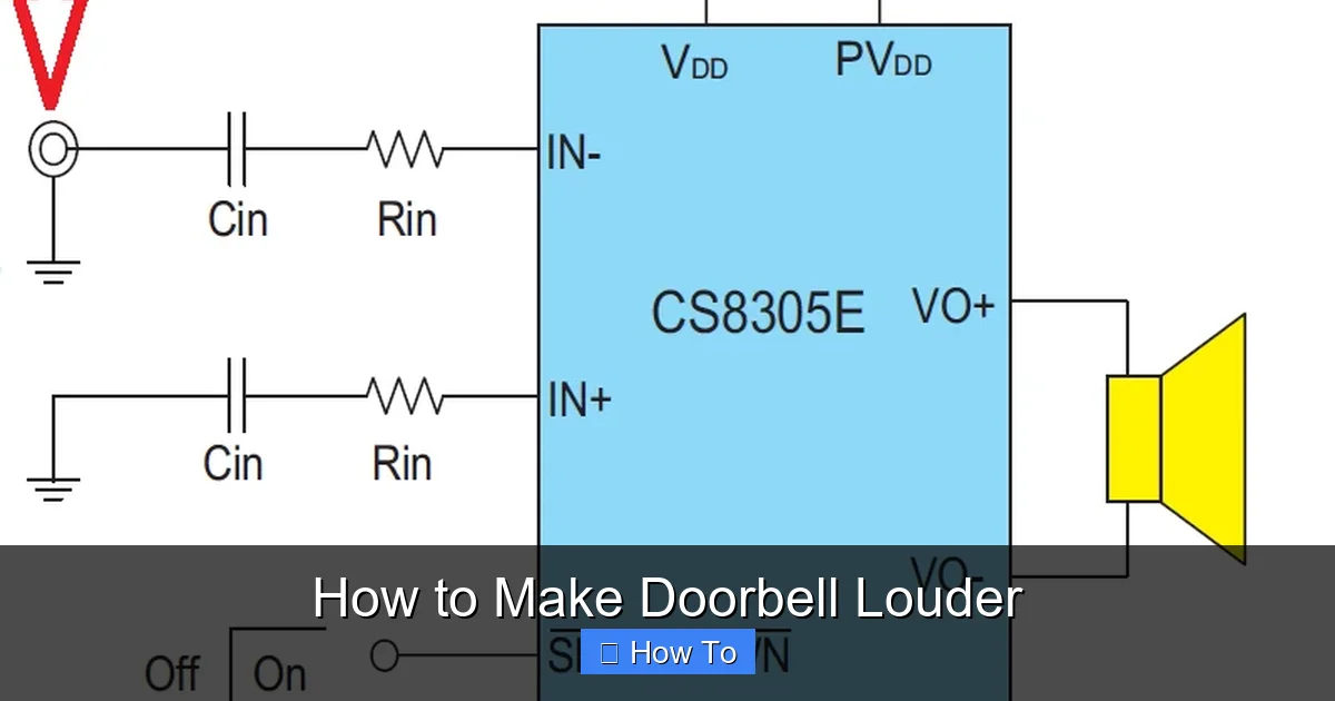 How to Make Doorbell Louder