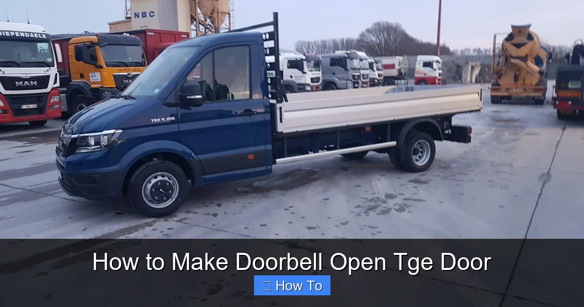How to Make Doorbell Open Tge Door