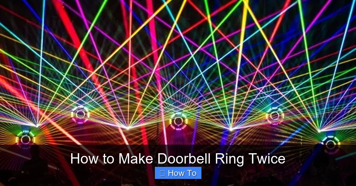 How to Make Doorbell Ring Twice