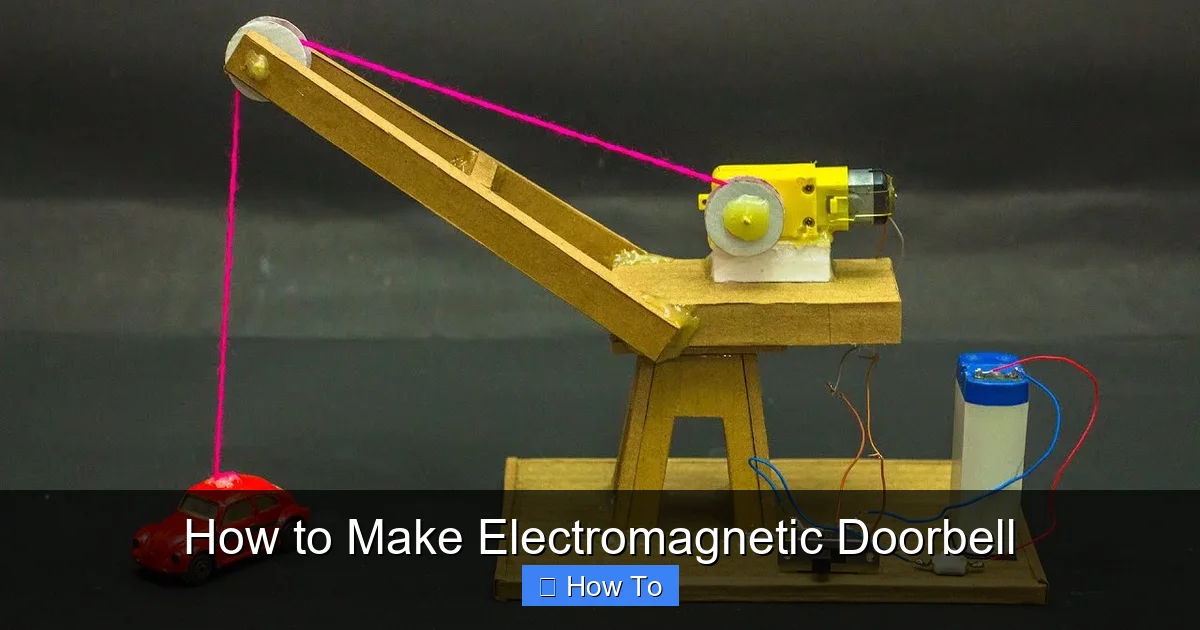 How to Make Electromagnetic Doorbell