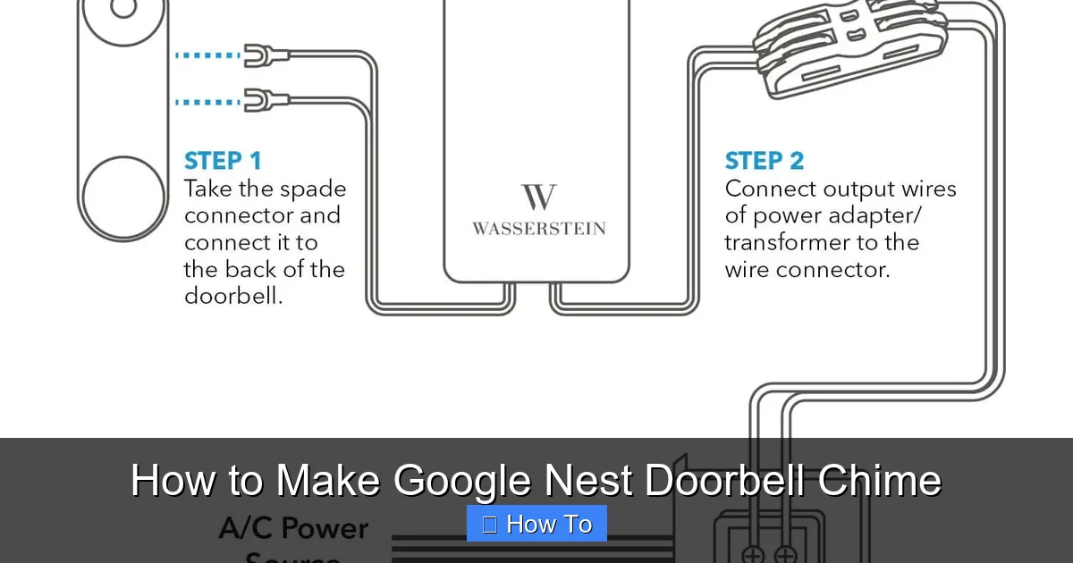 How to Make Google Nest Doorbell Chime
