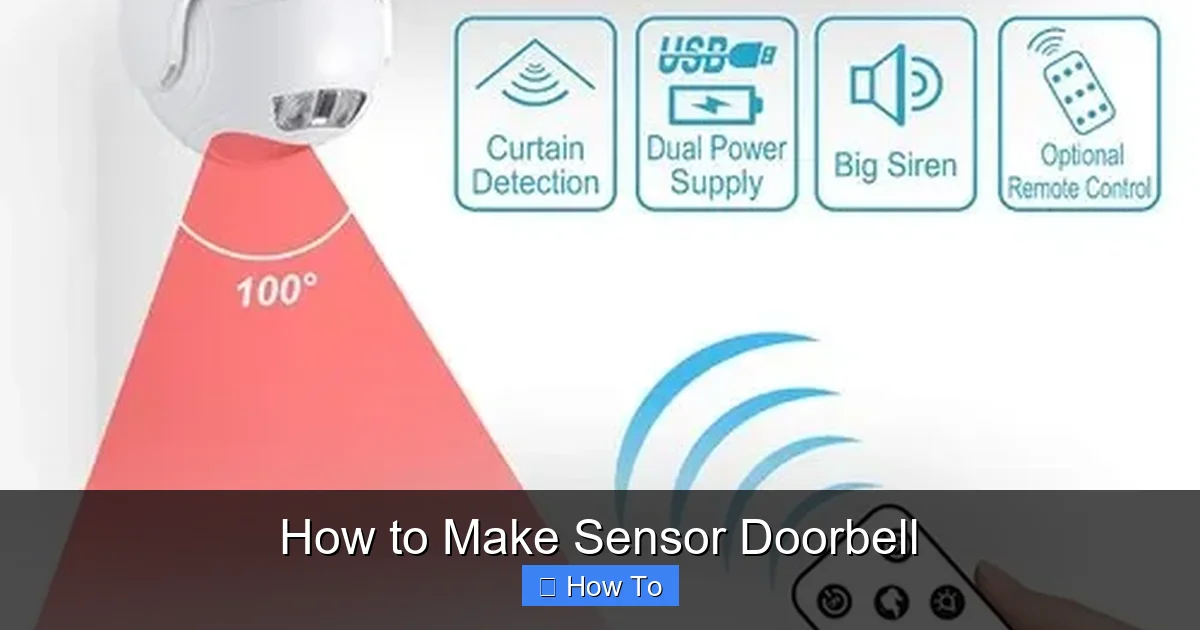 How to Make Sensor Doorbell