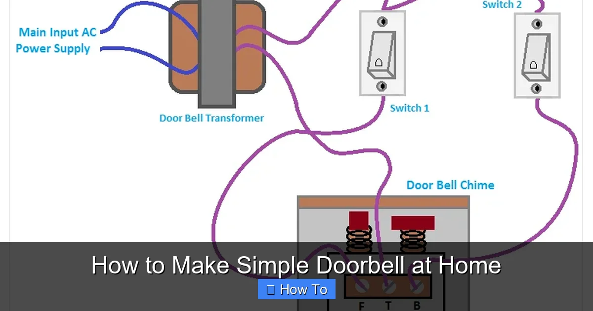 How to Make Simple Doorbell at Home