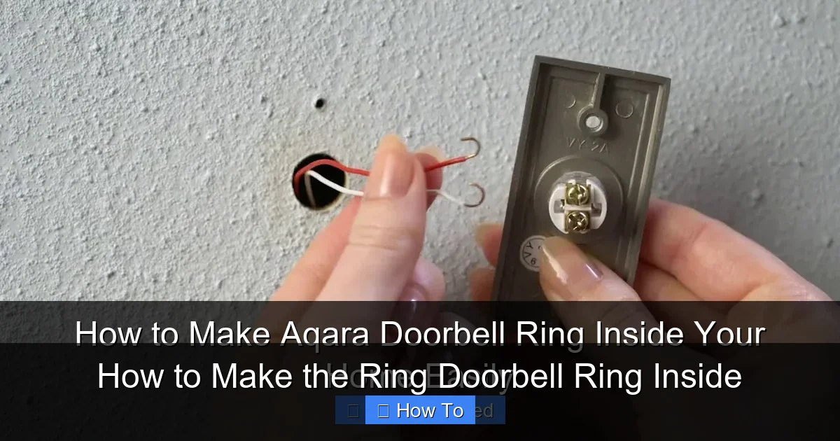 How to Make the Ring Doorbell Ring Inside