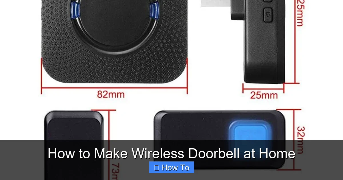 How to Make Wireless Doorbell at Home