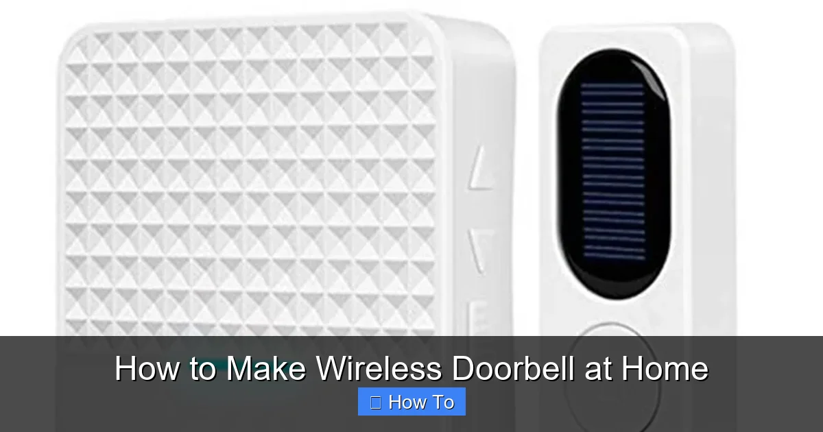 How to Make Wireless Doorbell at Home
