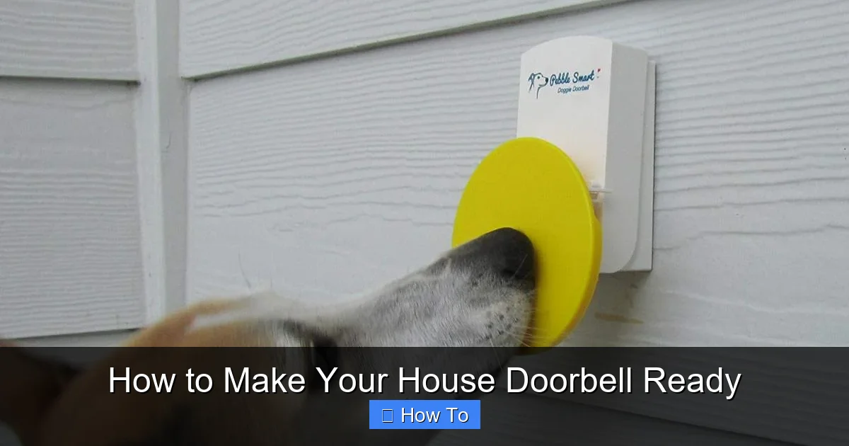 How to Make Your House Doorbell Ready