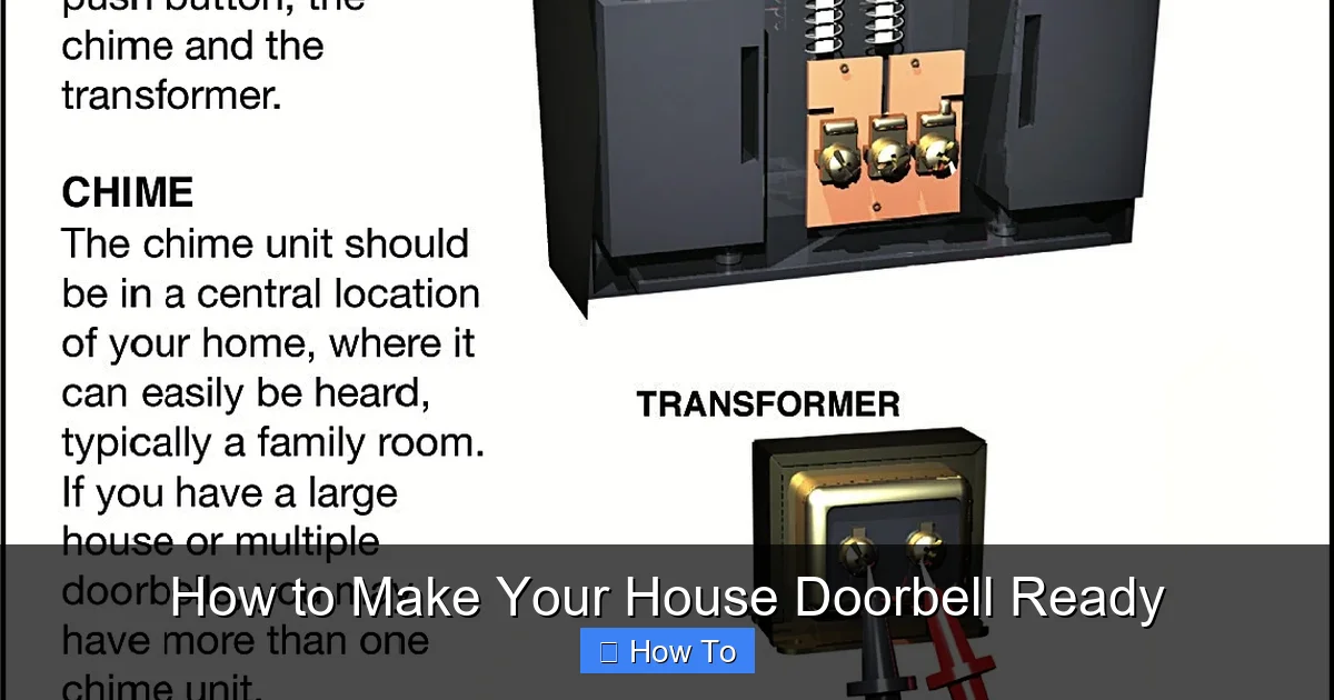 How to Make Your House Doorbell Ready