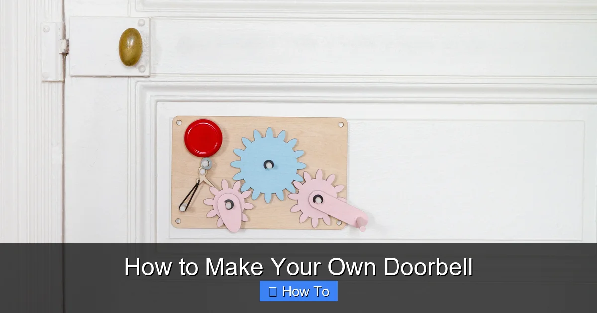 How to Make Your Own Doorbell