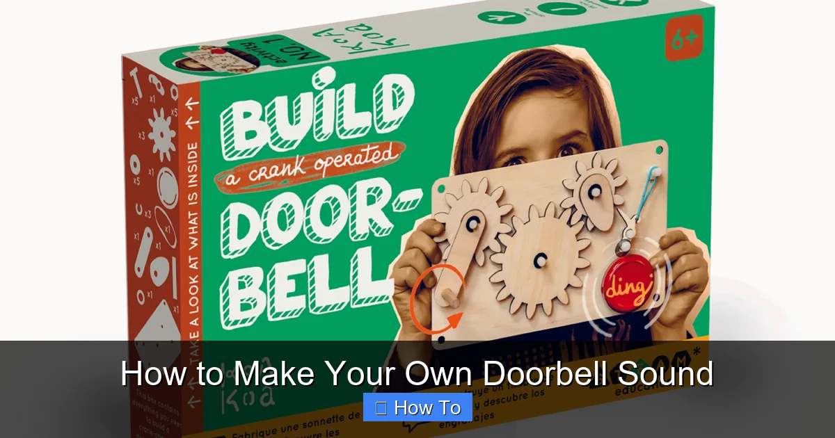 How to Make Your Own Doorbell Sound