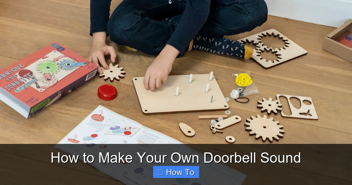 How to Make Your Own Doorbell Sound