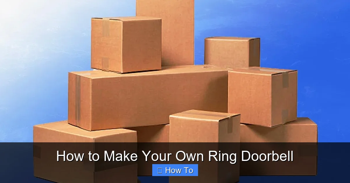 How to Make Your Own Ring Doorbell