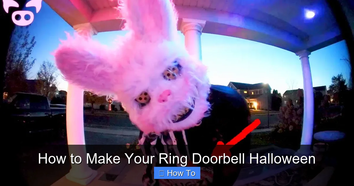 How to Make Your Ring Doorbell Halloween