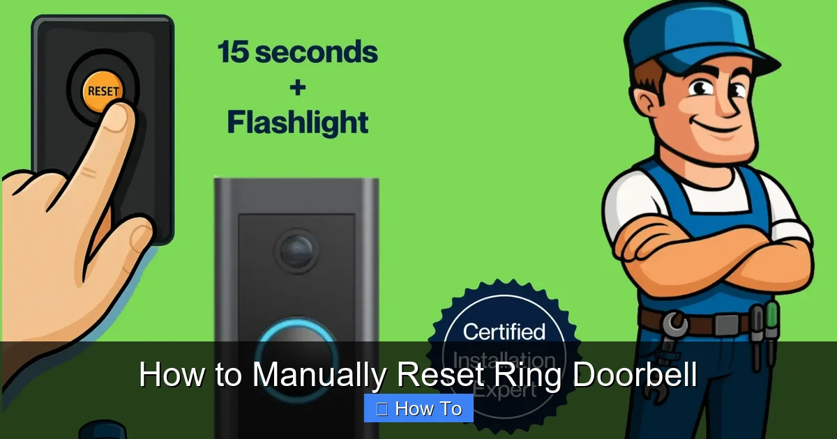 How to Manually Reset Ring Doorbell
